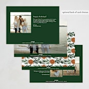 "Citrus Frame" - Holiday Cards in Winter by Katharine Watson - Back of Card Options