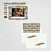 "Citrus Frame" - Holiday Cards in Winter by Katharine Watson - Assembled