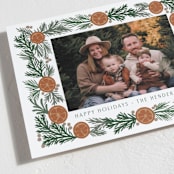 "Citrus Frame" - Holiday Cards in Winter by Katharine Watson - Detail