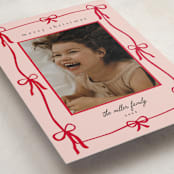 "Rivington" - Holiday Cards in Blush by Jennifer Lew - Detail
