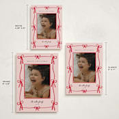 "Rivington" - Holiday Cards in Blush by Jennifer Lew - Formats Available