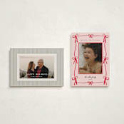 "Rivington" - Holiday Cards in Blush by Jennifer Lew - Photo Orientation Options