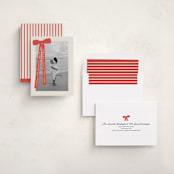 "Robin" - Holiday Cards in Cherry by Pati Cascino - Assembled