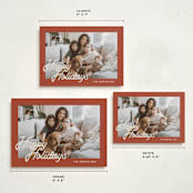 "Retro Writing" - Holiday Cards in Rust by Ani Somi - Formats Available