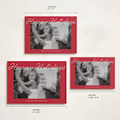 "Happy Days" - Holiday Cards in Cranberry by Ani Somi - Formats Available
