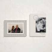 "Boughs of Holly" - Holiday Cards in Polar Bear by Junebloom - Photo Orientation Options