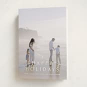 "Vast" - Holiday Cards in Snow by Amy Kross - Folded Card