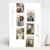 "photo strip" - Holiday Cards in Snow by Olivia Kanaley Inman - Front