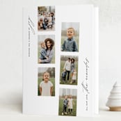 "photo strip" - Holiday Cards in Snow by Olivia Kanaley Inman - Folded Card
