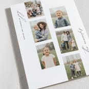 "photo strip" - Holiday Cards in Snow by Olivia Kanaley Inman - Detail
