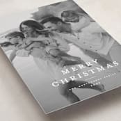 "Wonderful Christmas Time" - Holiday Cards in Snowflake by Wildfield Paper Co - Detail