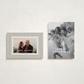 "Wonderful Christmas Time" - Holiday Cards in Snowflake by Wildfield Paper Co - Photo Orientation Options