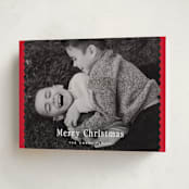 "ric-rac trim" - Holiday Cards in Holly by Sara Hicks Malone - Folded Card