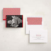 "ric-rac trim" - Holiday Cards in Holly by Sara Hicks Malone - Assembled