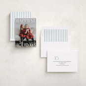 "Elegant Holiday" - Holiday Cards in Cotton by Angela Thompson - Assembled