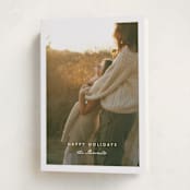 "The way it is" - Holiday Cards in Snowdrop by Corinne Malesic - Folded Card