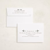 "The way it is" - Holiday Cards in Snowdrop by Corinne Malesic - FREE Recipient Addressing