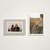 "The way it is" - Holiday Cards in Snowdrop by Corinne Malesic - Photo Orientation Options
