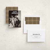 "Simple greetings" - Holiday Cards in Snowfall by Stacey Meacham - Assembled