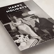 "Simple greetings" - Holiday Cards in Snowfall by Stacey Meacham - Detail