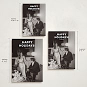 "Simple greetings" - Holiday Cards in Snowfall by Stacey Meacham - Formats Available