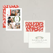 "Joy Multi" - Holiday Cards in Mistletoe by Alethea and Ruth - Assembled