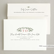 "Joy Multi" - Holiday Cards in Mistletoe by Alethea and Ruth - FREE Recipient Addressing