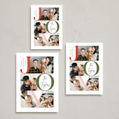 "Joy Multi" - Holiday Cards in Mistletoe by Alethea and Ruth - Formats Available