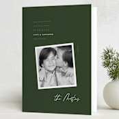 "sweet sentiment" - Holiday Cards in Fern by Jessica Maslyn - Folded Card
