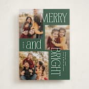 "Modern collage" - Holiday Cards in Evergreen by Owl and Toad - Front