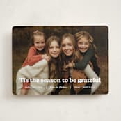 "Warmth" - Holiday Cards in Snow by Annie Clark - Front