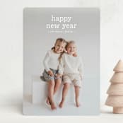 "Imprint" - Holiday Cards in Snow by Amy Kross - Front