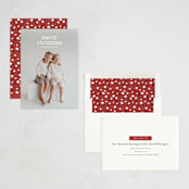 "Imprint" - Holiday Cards in Snow by Amy Kross - Assembled