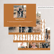 "Together is our favourite place" - Holiday Cards in Toffee by Creo Study - Back of Card Options