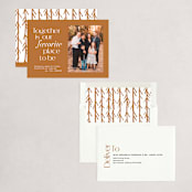 "Together is our favourite place" - Holiday Cards in Toffee by Creo Study - Assembled