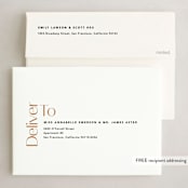 "Together is our favourite place" - Holiday Cards in Toffee by Creo Study - FREE Recipient Addressing