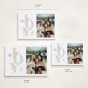"Lit up" - Holiday Cards in Taupe by Stacey Meacham - Formats Available