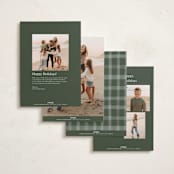 "Merry Christmas" - Holiday Cards in Spruce by Elsa Duncan - Back of Card Options