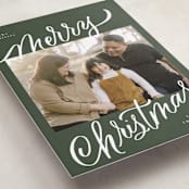 "Merry Christmas" - Holiday Cards in Spruce by Elsa Duncan - Detail