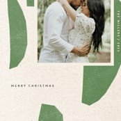 "abstraction" - Holiday Cards in Sage by Sumak Studio - Detail
