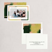 "Painterly Framed" - Holiday Cards in Apple by Iveta Angelova - Assembled