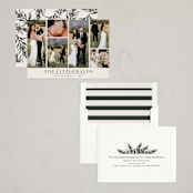"Mod Collage" - Holiday Cards in Ivory by Oma N. Ramkhelawan - Assembled