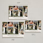"Mod Collage" - Holiday Cards in Ivory by Oma N. Ramkhelawan - Formats Available