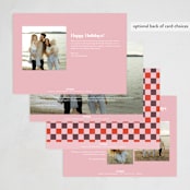 "Tripled Joy" - Holiday Cards in Sugar Plum by Brooke Chandler - Back of Card Options