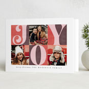 "Tripled Joy" - Holiday Cards in Sugar Plum by Brooke Chandler - Folded Card