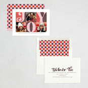 "Tripled Joy" - Holiday Cards in Sugar Plum by Brooke Chandler - Assembled