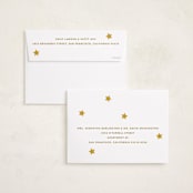 "DUO" - Holiday Cards in Star by Sumak Studio - FREE Recipient Addressing