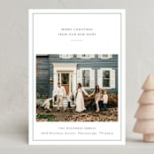 "Classic Home" - Holiday Cards in Pine by Jennifer Lew - Front