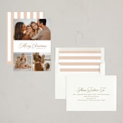 "Heritage" - Holiday Cards in Pudding by Creo Study - Assembled