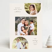 "Balanced" - Holiday Cards in Putty by Lauren Chism - Front